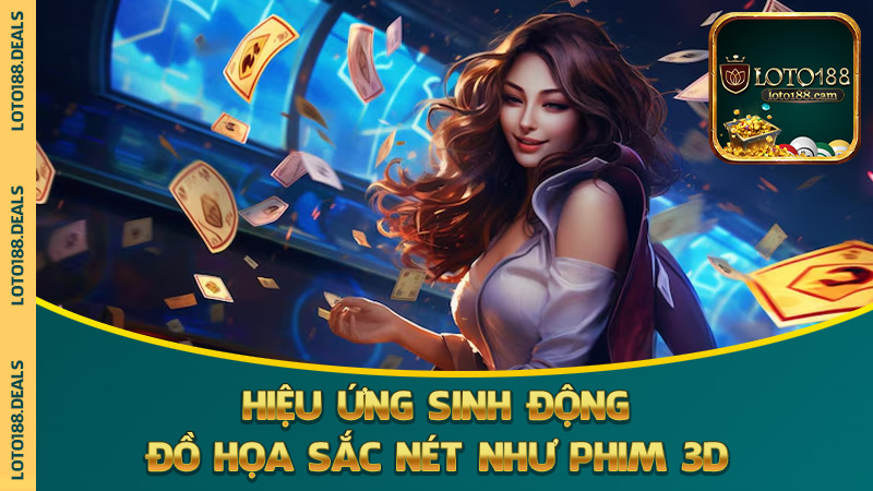 Hiệu ứng sinh động, đồ họa sắc nét như phim 3D